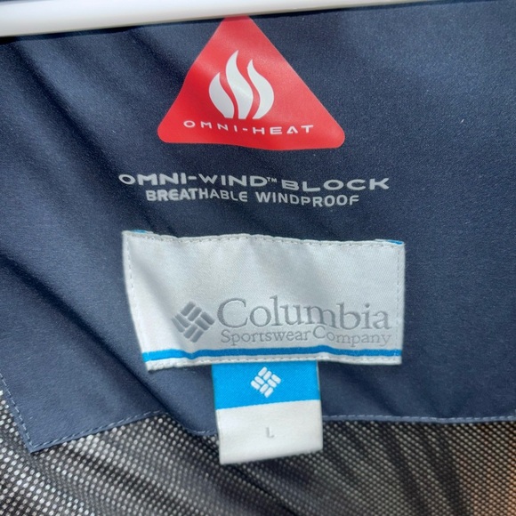 Columbia Navy Blue Winter Jacket Turbo down - Picture 8 of 13